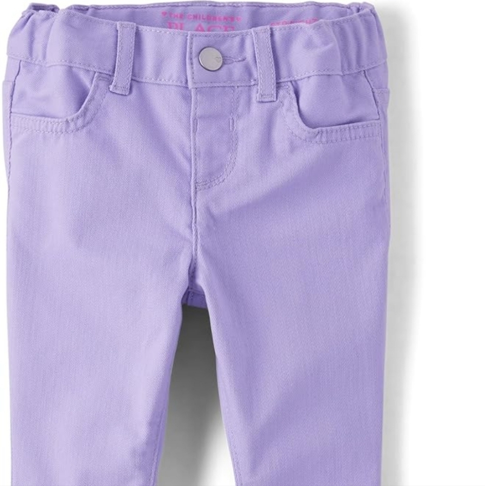 Toddler girl straight leg Purple pants 3t